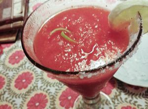 Una foto de Frozen Margarita de Fresa