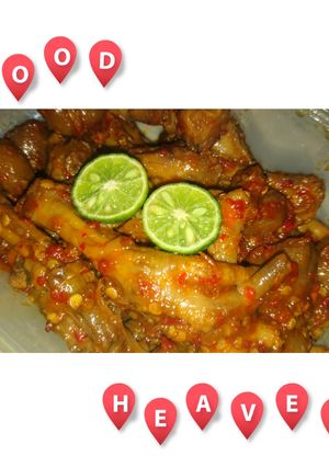 Foto resep Pentol ceker tiram pedas