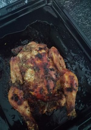 A picture of Oven baked chicken.