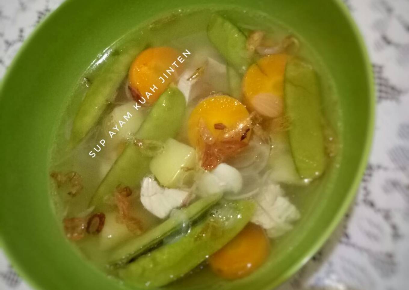 Sup ayam kuah jinten #BikinRamadanBerkesan