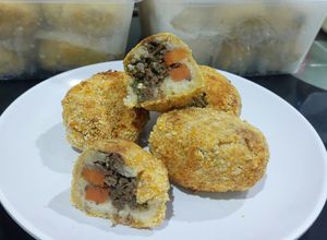 Foto resep Anabolic Kroket Sapi Tradisional|High Protein, Low Calorie, Sugar & Gluten Free