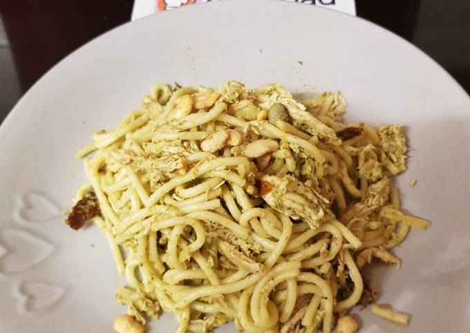 My Chicken Pesto Spaghetti