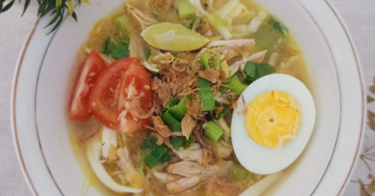 Resep 458. Soto Ayam Simple oleh Vifya_kitchen - Cookpad
