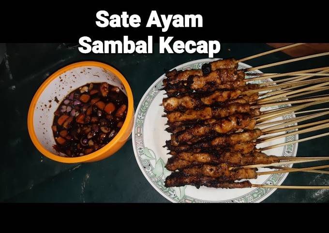 Cara Memasak Sate Ayam Sambal kecap Yang Enak