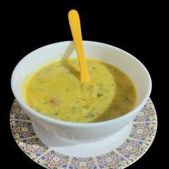 A picture of Mix veggies punjabi kadhi.