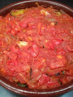 Una foto de Tumbet vegetal (tradicional mallorquina)