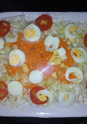A picture of Vegetable salad.