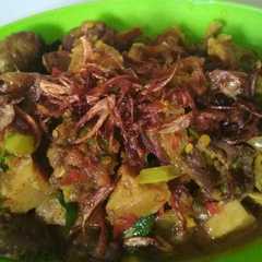 รูปของ Jantung ayam + bakso bumbu rica rica