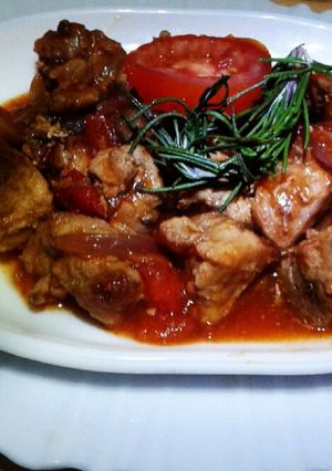 A picture of Rosemary beef fry.