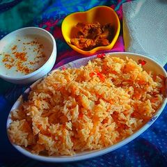 A picture of Tomato rice.