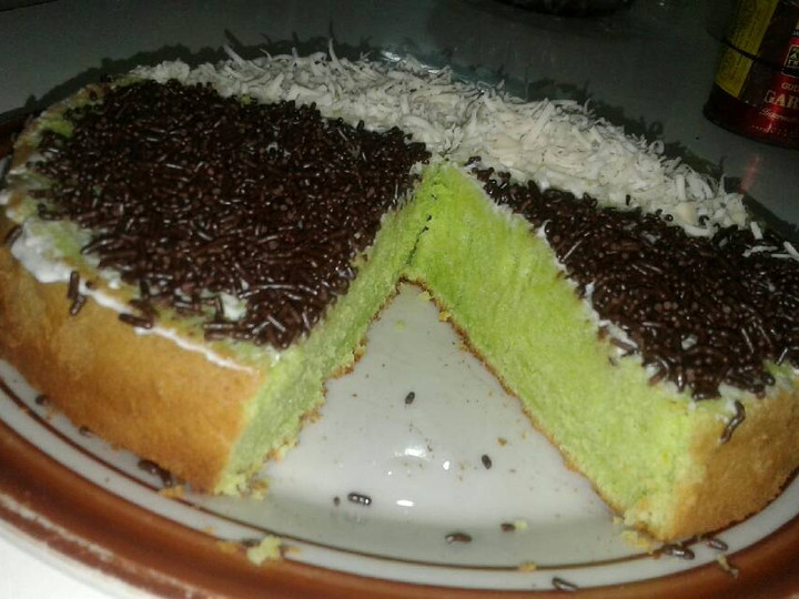 Resep Bolu Panggang Pandan coklat keju superrr moisss Anti Gagal
