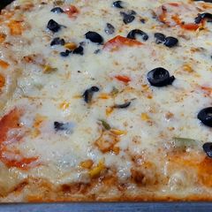 A picture of Sicilian Style Square Pizza 🤞😉❤(Iftar special).