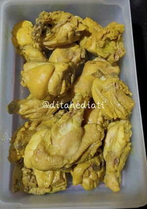 Foto resep 213. Ayam Ungkep siap goreng