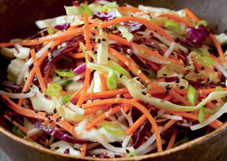 Simple Way to Make Perfect Peautbutter Cole Slaw