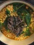 Spicy Ramen with Beef and Komatsuna