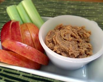 How To Serving Recipe Peanut Butter Dip Savory Delicious