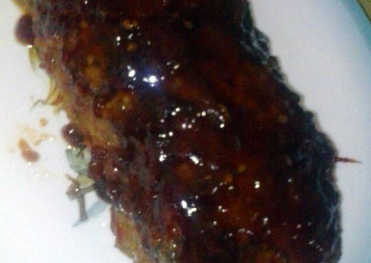 Recipe of Award-winning Tomato &amp; Barbeque Sweet Glaze (for meatloaf &amp; other meats)