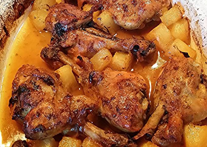 Step-by-Step Guide to Make Speedy baked chicken with pineapple