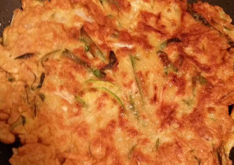 Recipe of Homemade Korean seafood pancakes