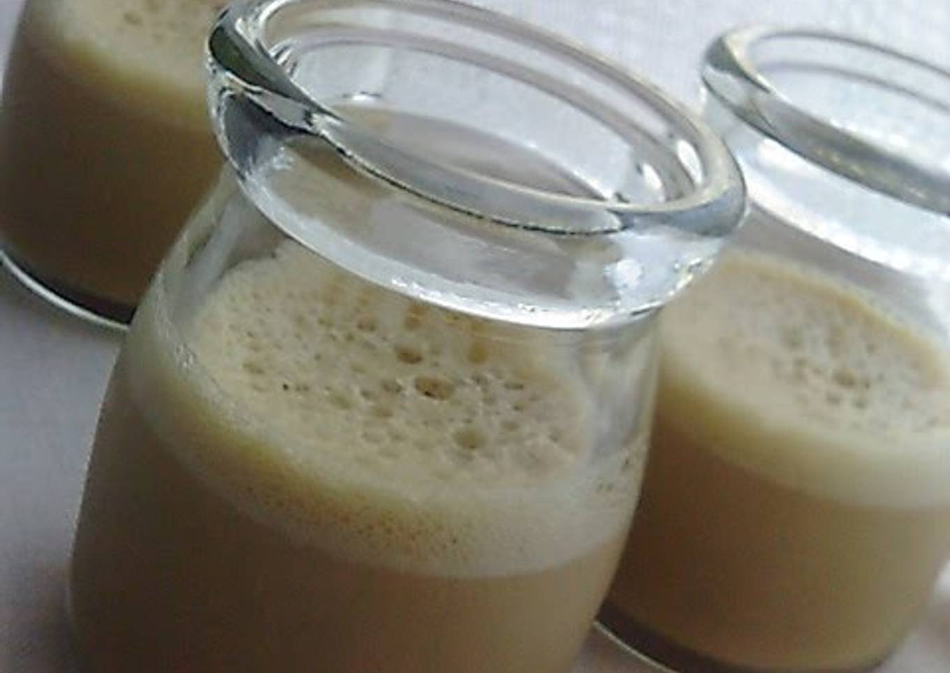Simple Black Tea Mousse with Marshmallows
