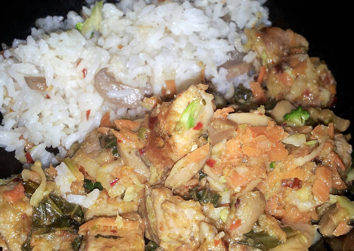 Pork Stir Fry with Rice...