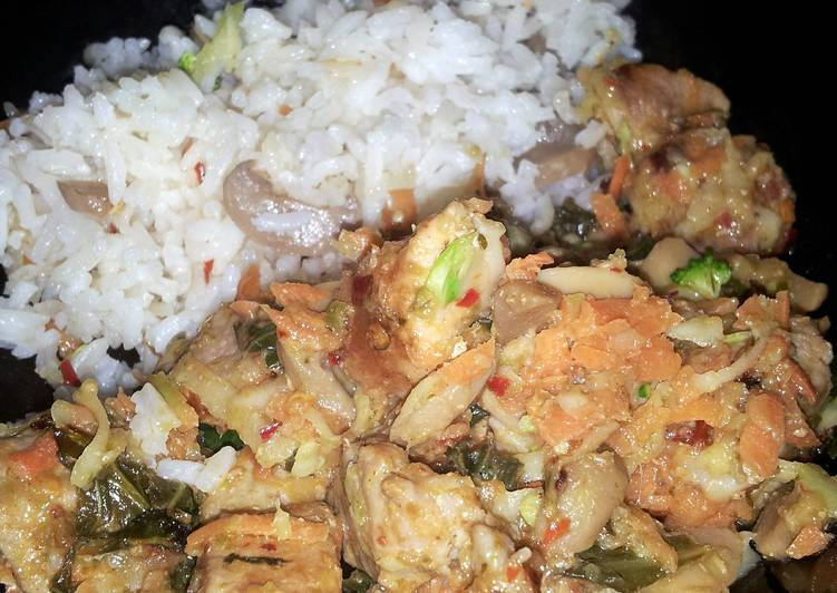 Simple Way to Make Perfect Pork Stir Fry with Rice…