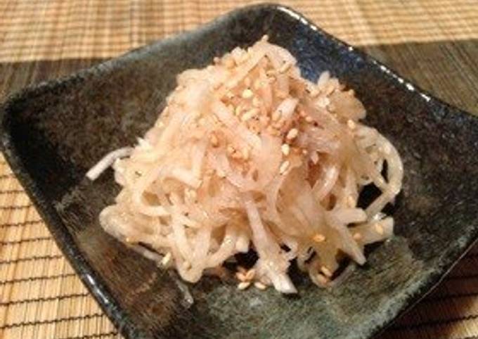 How to Prepare Homemade Extremely Easy and Quick - Namul Daikon Salad