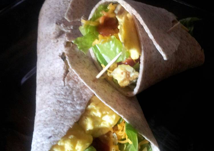 Easiest Way to Make Any-night-of-the-week Big Bold Mexican Wrap