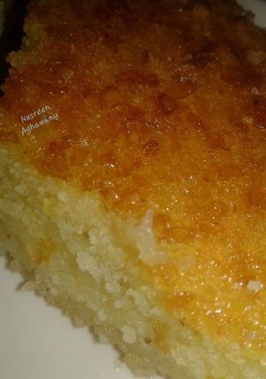 صورة لوصفة بسبوسة جوز الهند