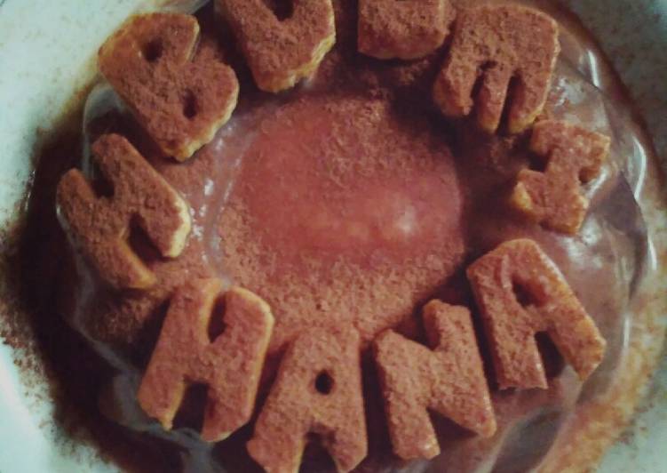 Puding coklat susu nutrijel