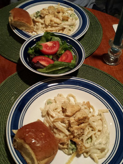 A picture of Fettuccine Alfredo.