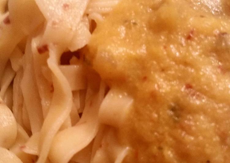 Simple Way to Prepare Any-night-of-the-week Pasta al Sugo di Zucca