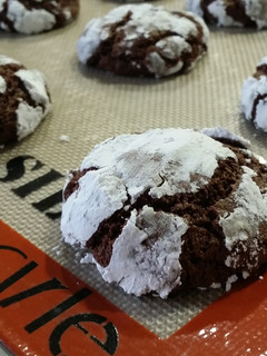 A picture of Chocolate Crinkle Cookies.