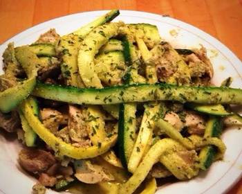 The New Way Make Recipe Chicken Pesto Pasta Very Delicious