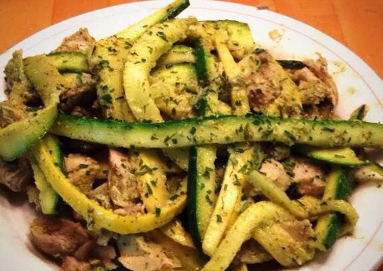 Recipe of Super Quick Homemade Chicken Pesto &#34;Pasta&#34;