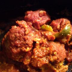 A picture of Crockpot Porcupine Pepper Balls.