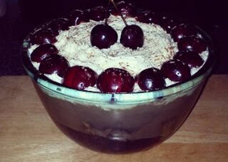 Black forest trifle Black forest trifle