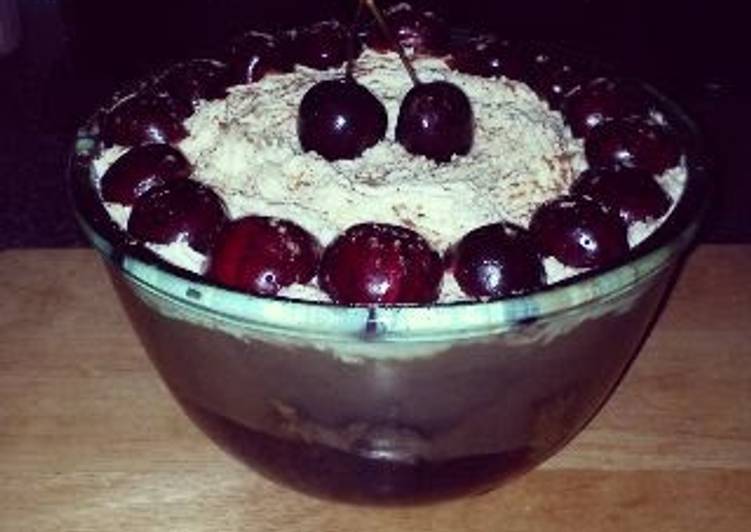 Easiest Way to Make Speedy Black forest trifle