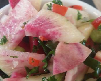 Ready to Serve Watermelon radish salad Healthy Delicious Simple