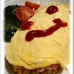 A picture of Fluffy Microwaved Omurice.