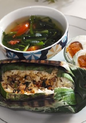 Foto resep Nasi Bakar