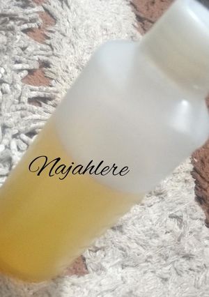 A picture of Home made coconut oil.