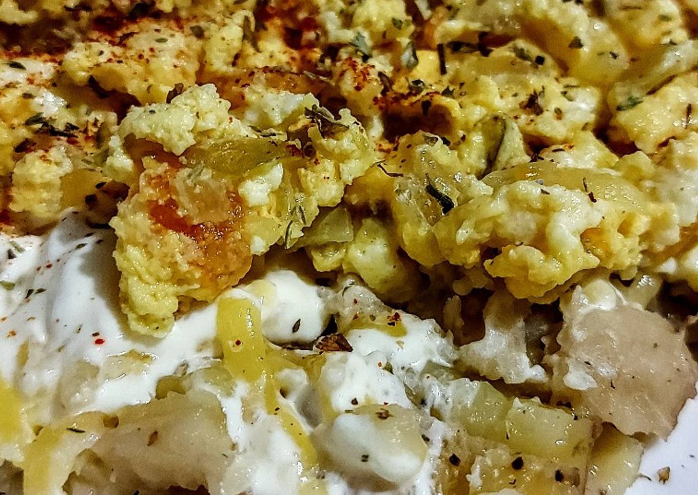 GUINEO VERDE🍌Con Queso Americano🧀 y Huevos Revueltos...!