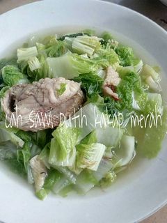 Foto resep Cah sawi putih ikan kakap merah