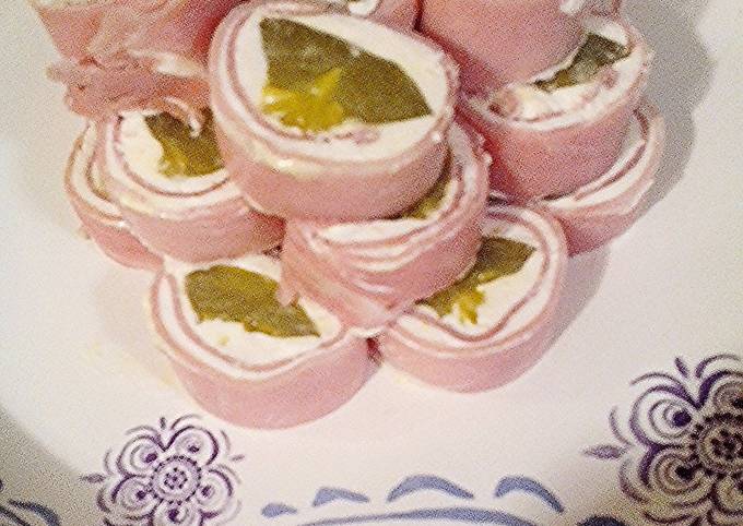 Recipe of Any-night-of-the-week Ham and Pickle Pinwheels