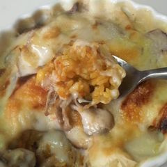 A picture of Mushroom and Sweet Potato Creamy Doria.