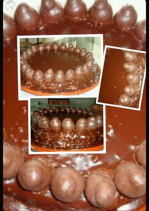 A picture of AMIEs CHOCOLATE CAKE.