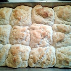 A picture of Grans easy homemade biscuits.