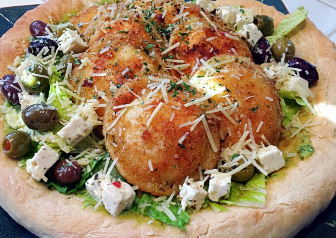 Caesar Ray Salad Ravioli Bread Box
