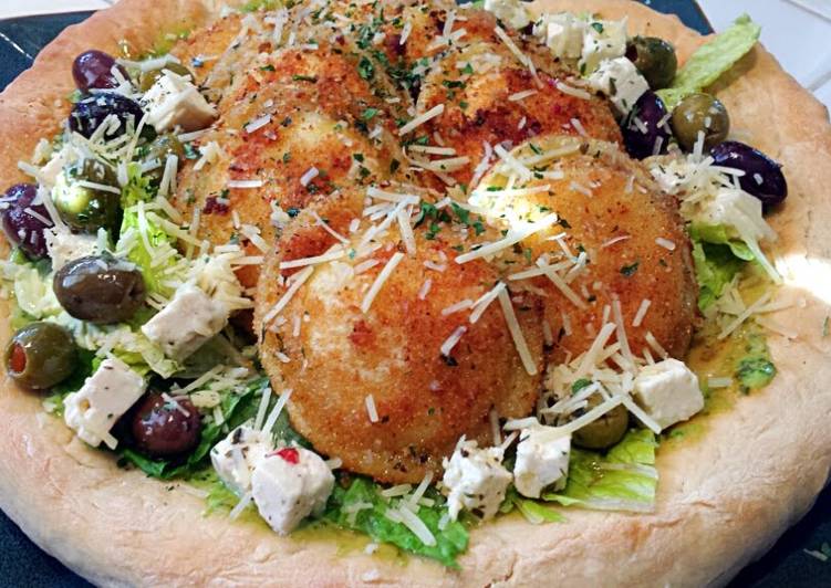 Steps to Make Ultimate Ray’s’ Ceasar Salad Ravioli Bread Bowl